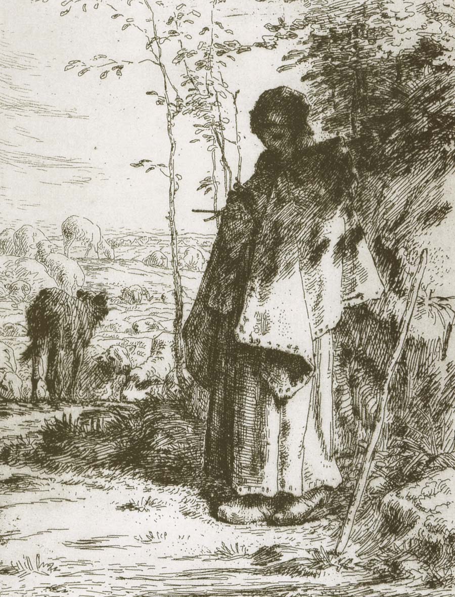 Jean Francois Millet Shepherdess